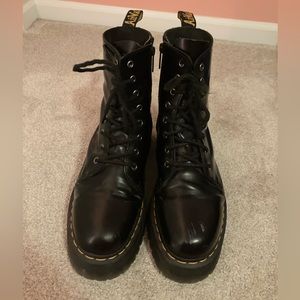 Platform Doc Martens boots